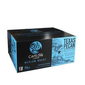 Cafe ole Texas pecan single serve coffee 54 count