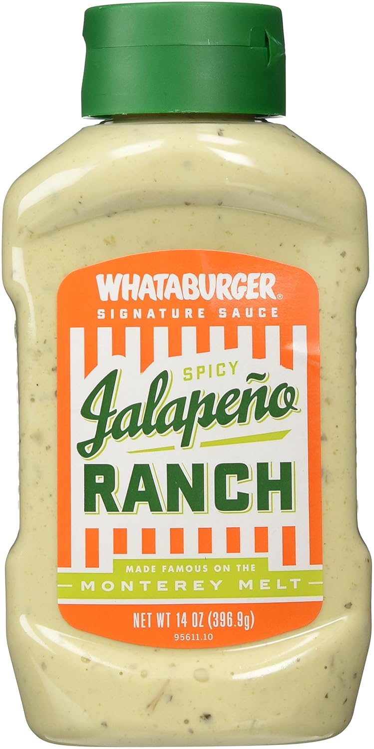 Jalapeno Spicy Ranch, Whataburger, 14.5 OZ. (Pack of 2)