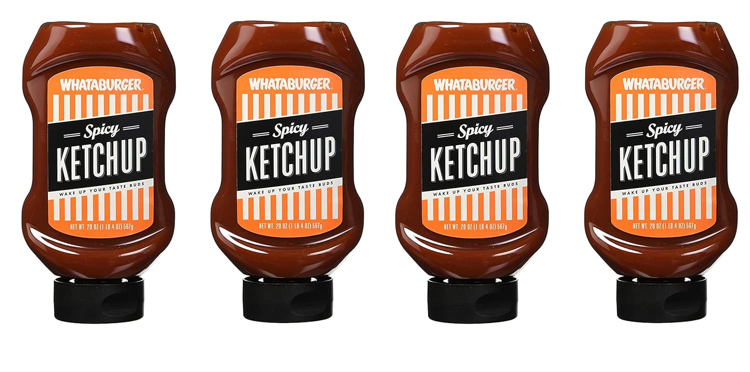 Whataburger Spicy Ketchup 4 pack